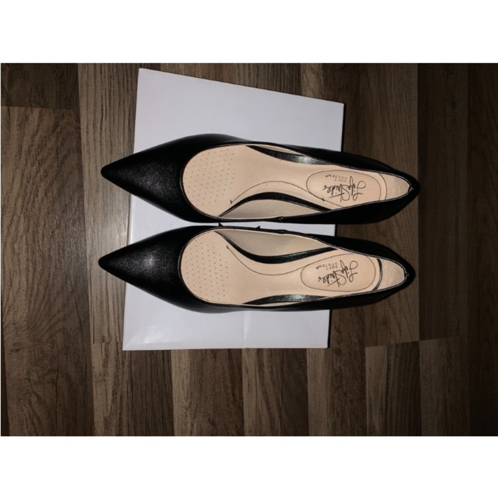 Black low heel